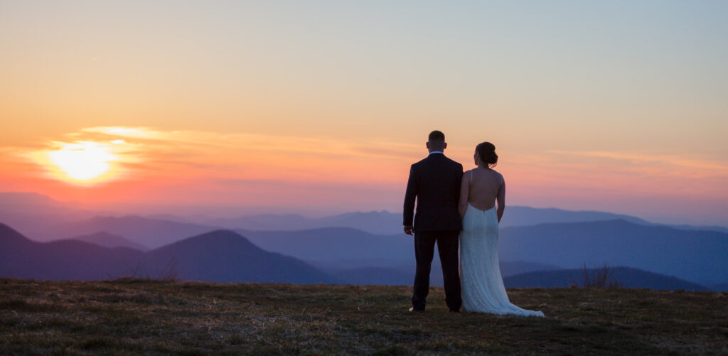 Wedding photo from Max Patch Summit